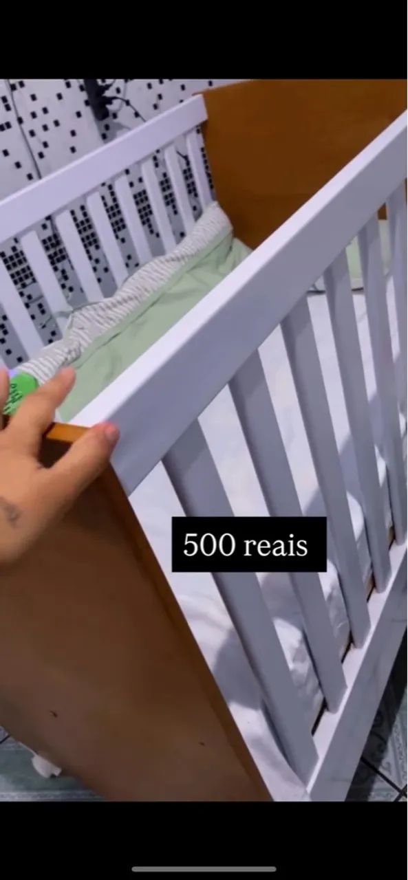 Berço infantil em madeira - Foto 2