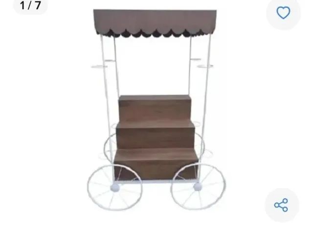 CARRINHO EXPOSITOR COM RODAS