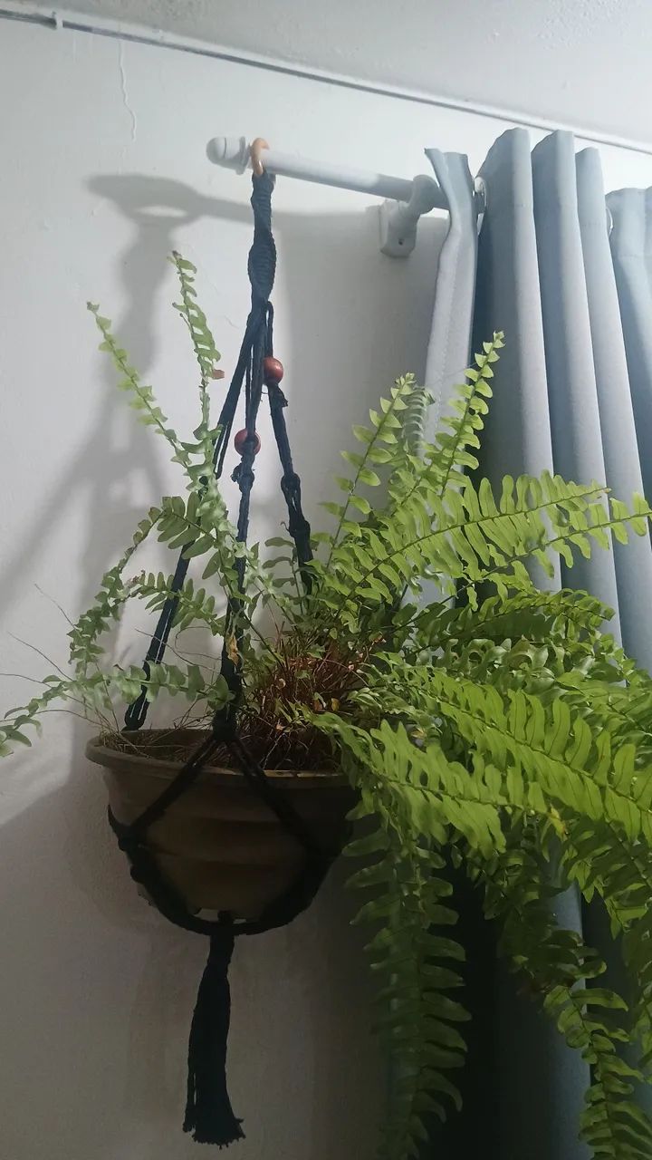 Suporte de plantas macramé  - Foto 2
