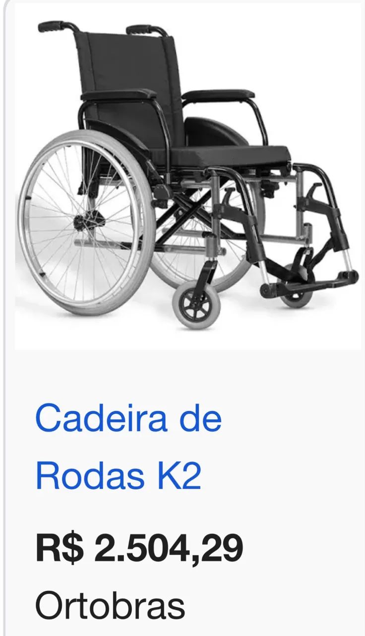 Cadeira de rodas 65171917896321120