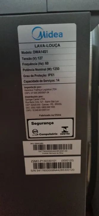 Lava Louças  Midea 14 Serviços  - Foto 2