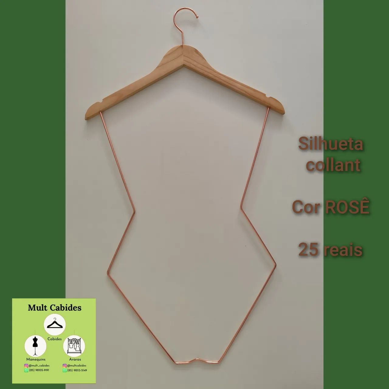 Cabide collant silhueta 