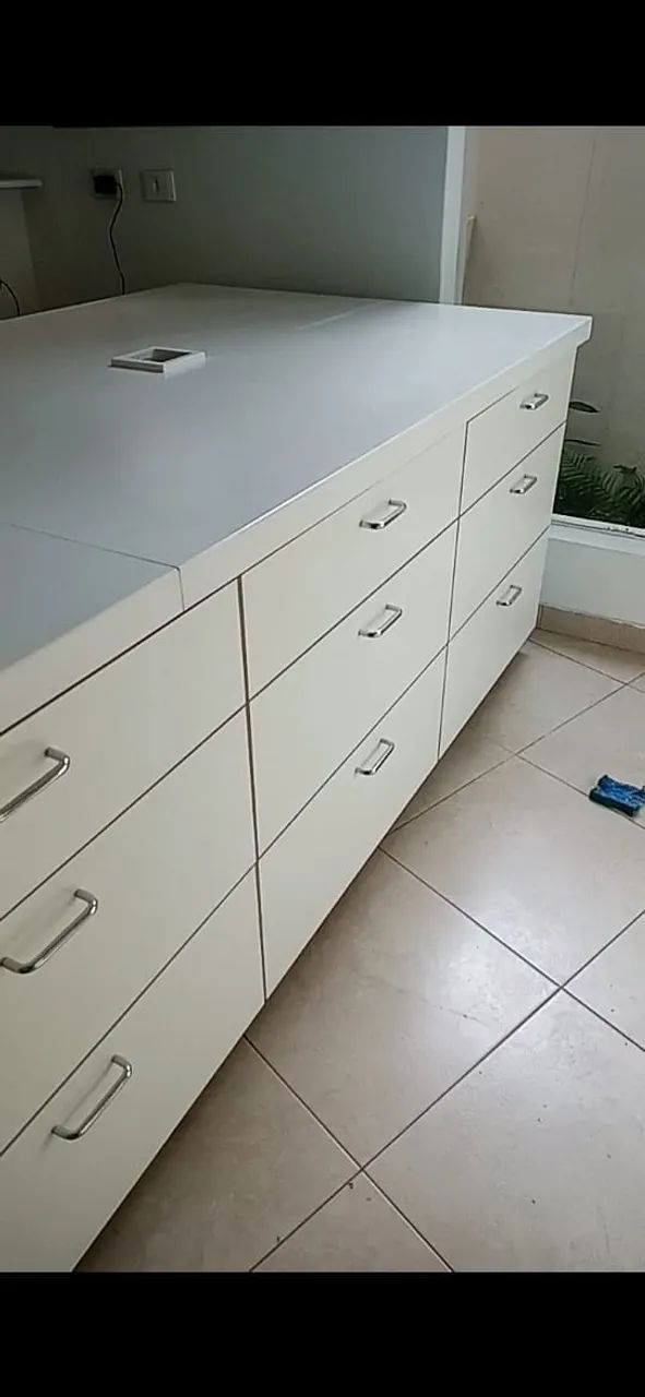 Bancada com gaveteiro duplo ( avulsos)-  ( sem o  tampo de corian) - Foto 2