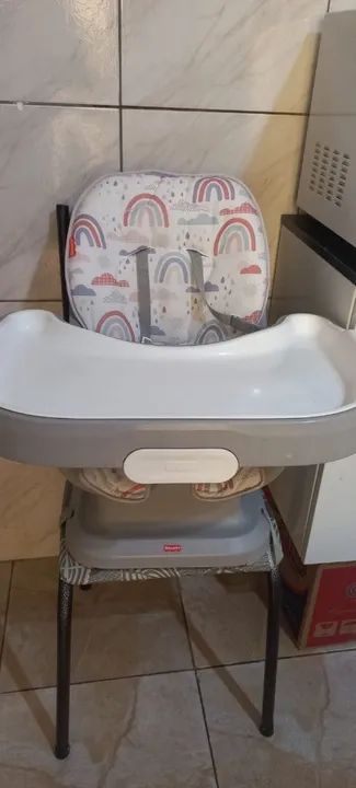 Cadeirinha de Bebê para Alimentar  Fischer price- Com Cinto de Segurança - Foto 2