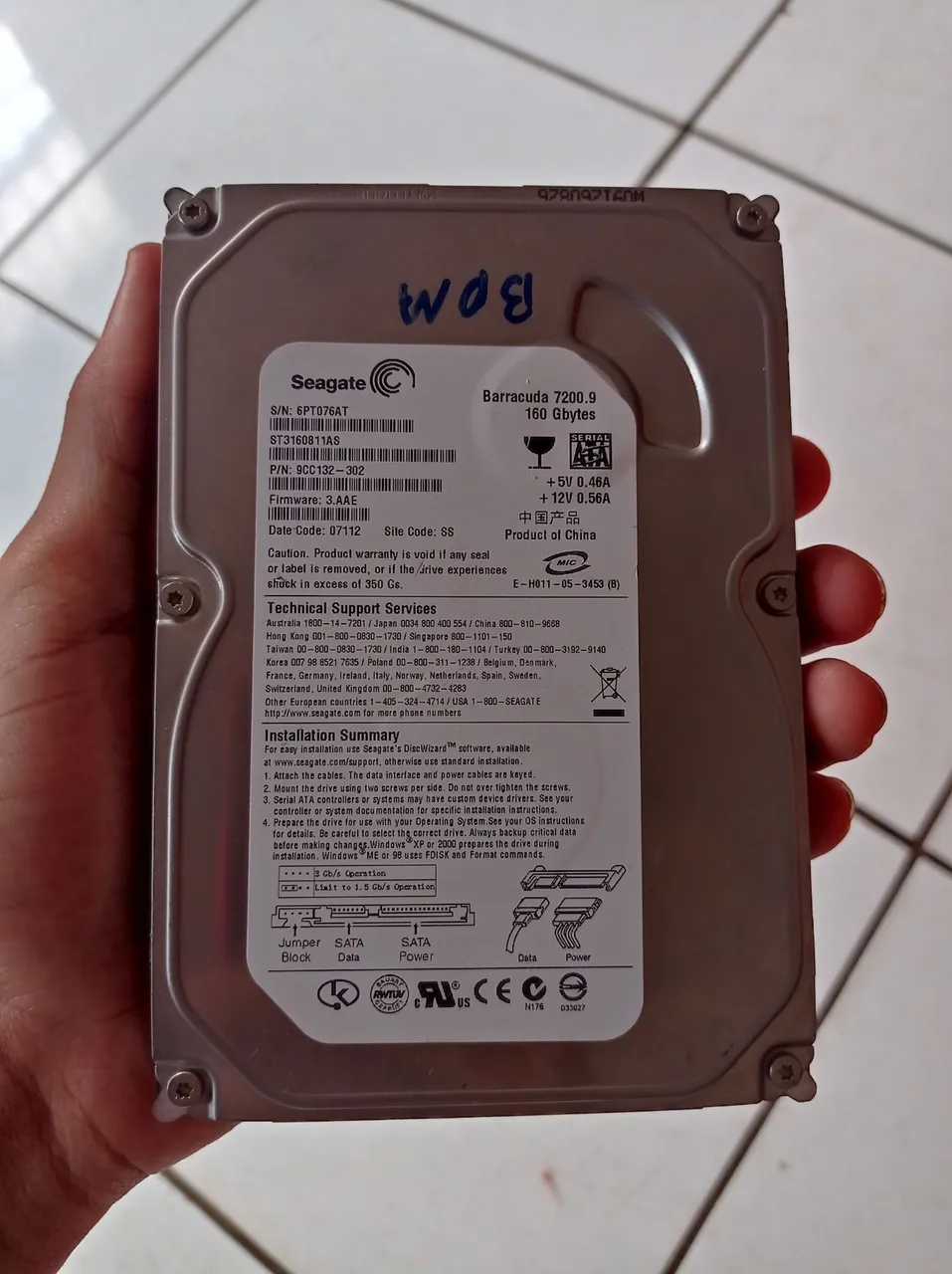 Vendo HD Seagate 160 GB