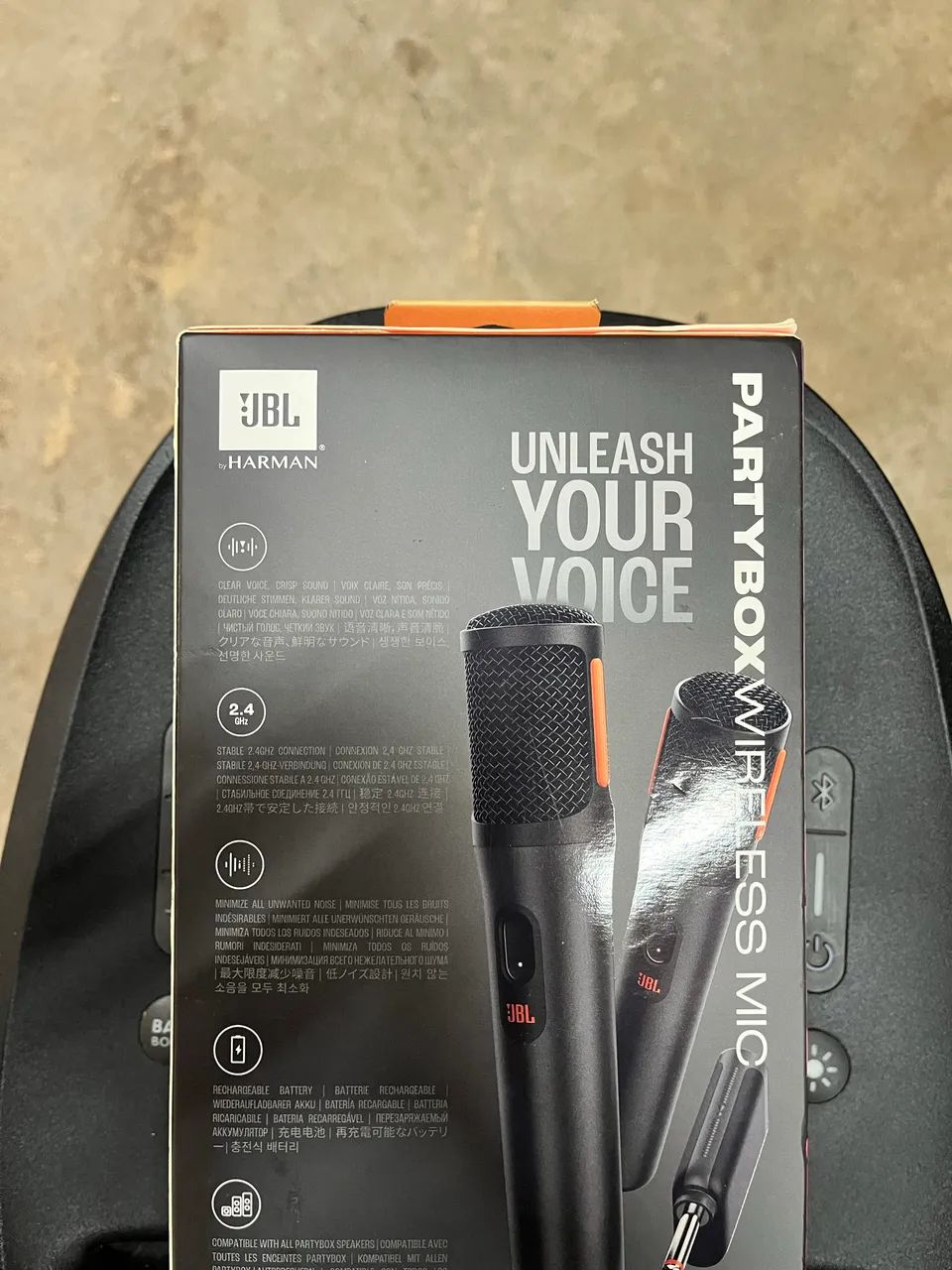 JBL Party Box 310 com kit Microfones  - Foto 4