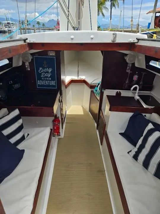 Veleiro Atoll 23 pés + poita Botafogo Perfeito - Foto 6