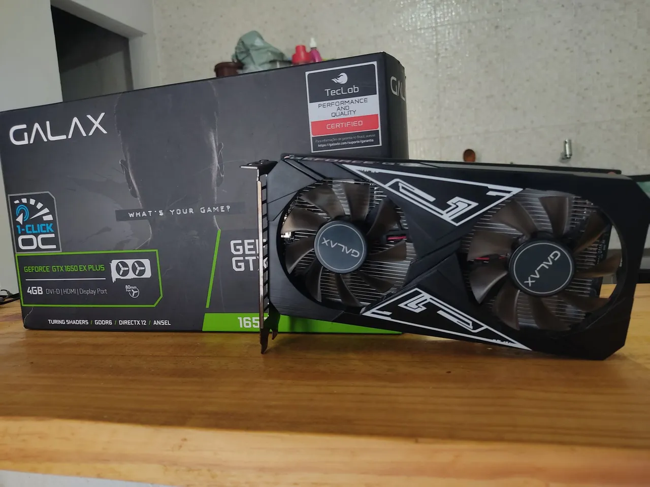 GTX 1650 EX-PLUS OC GALAXY 4GB GDDR6