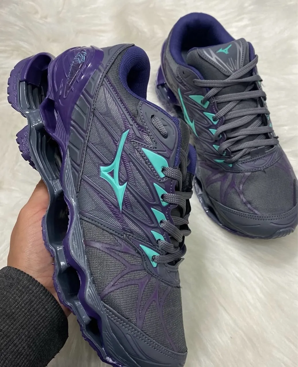 Tênis Mizuno Wave Prophecy X Roxo/Cinza - Novo e Original