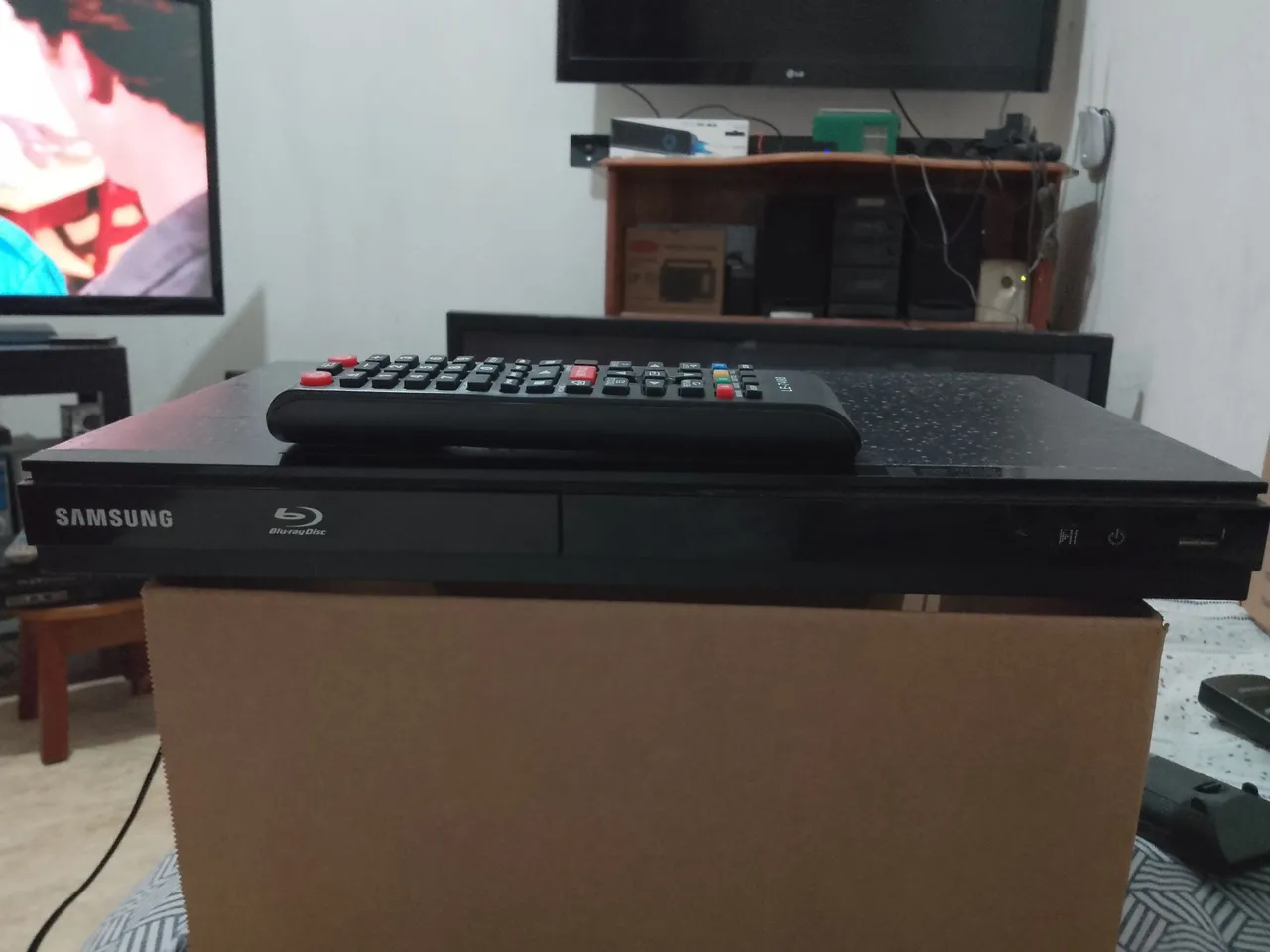 BLU-RAY SAMSUNG 3D - COM CONTROLE