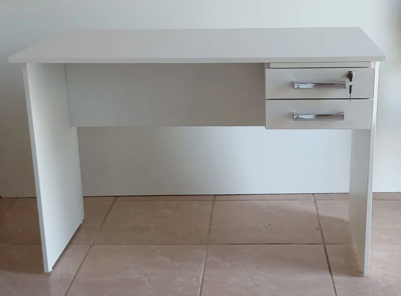 Birô novo 100% mdf branco