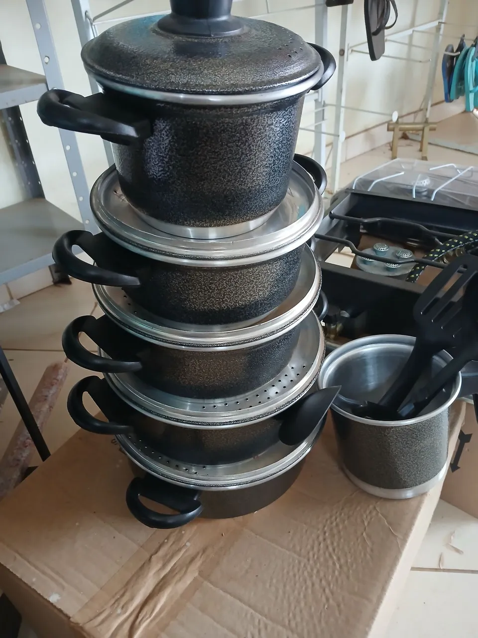panela staub la cocotte cinza 22 cm pouco uso, super nova