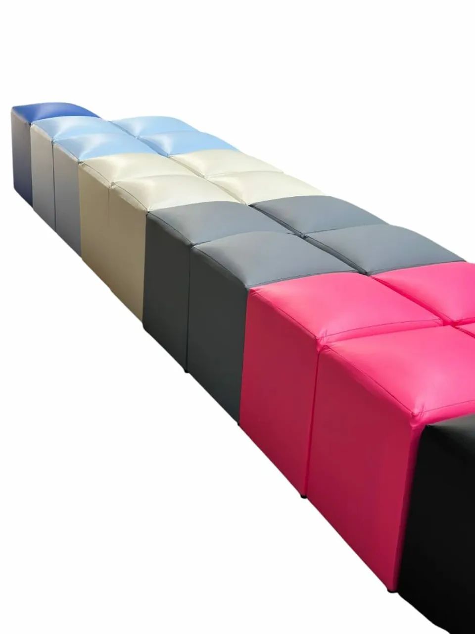 Puff modular moderno e colorido - Foto 4