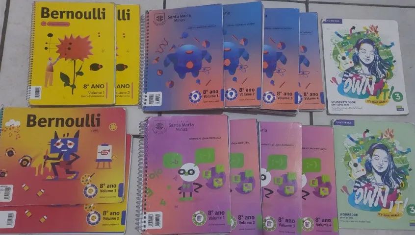 Livros Bernoulli 8°ano usados