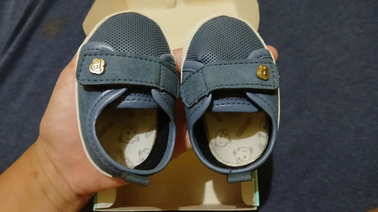 Sapatinhos de Bebê Azuis - Conforto e Estilo