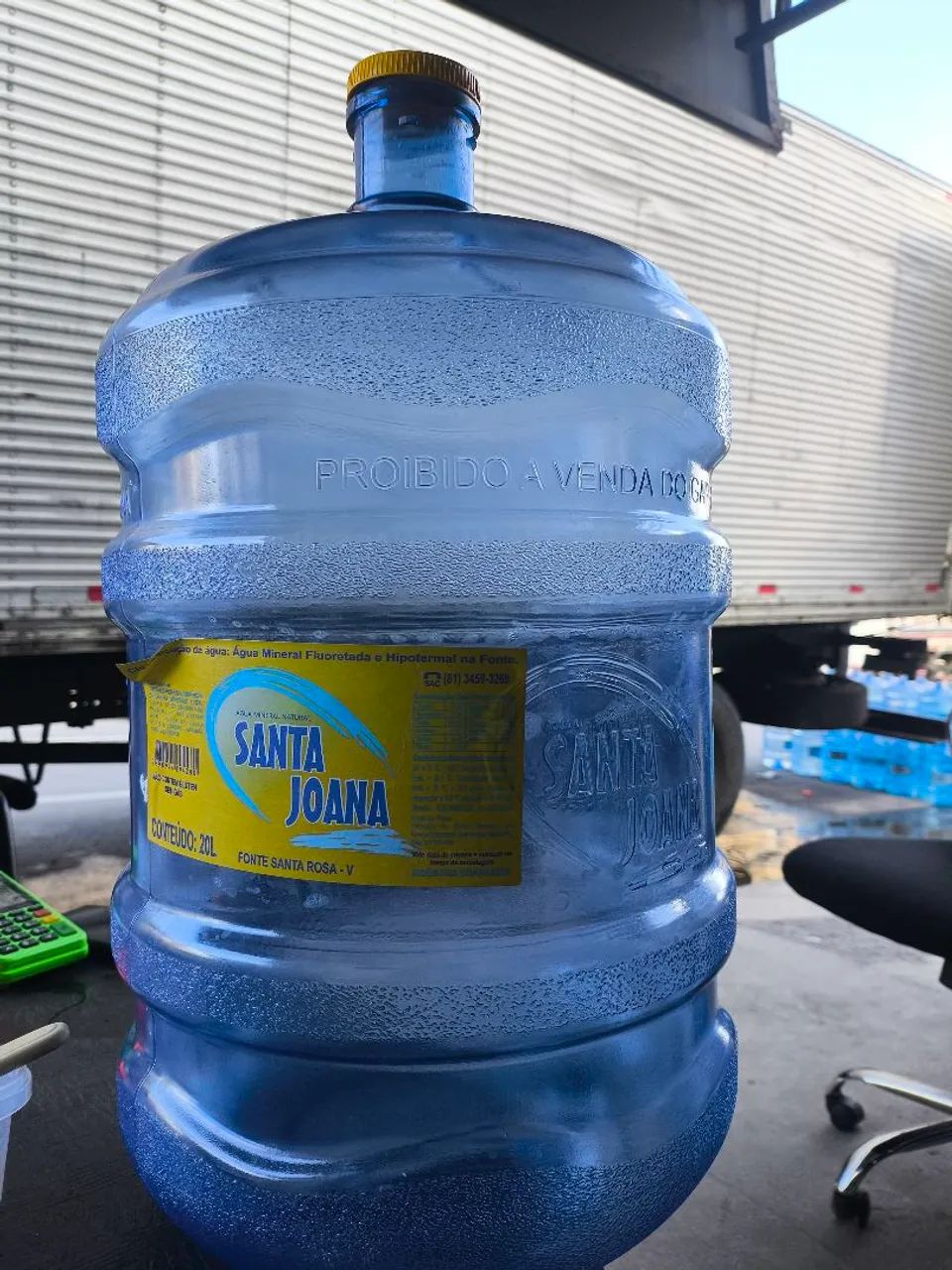 Galão de água mineral Santa Joana 20L ( 100 unidades)