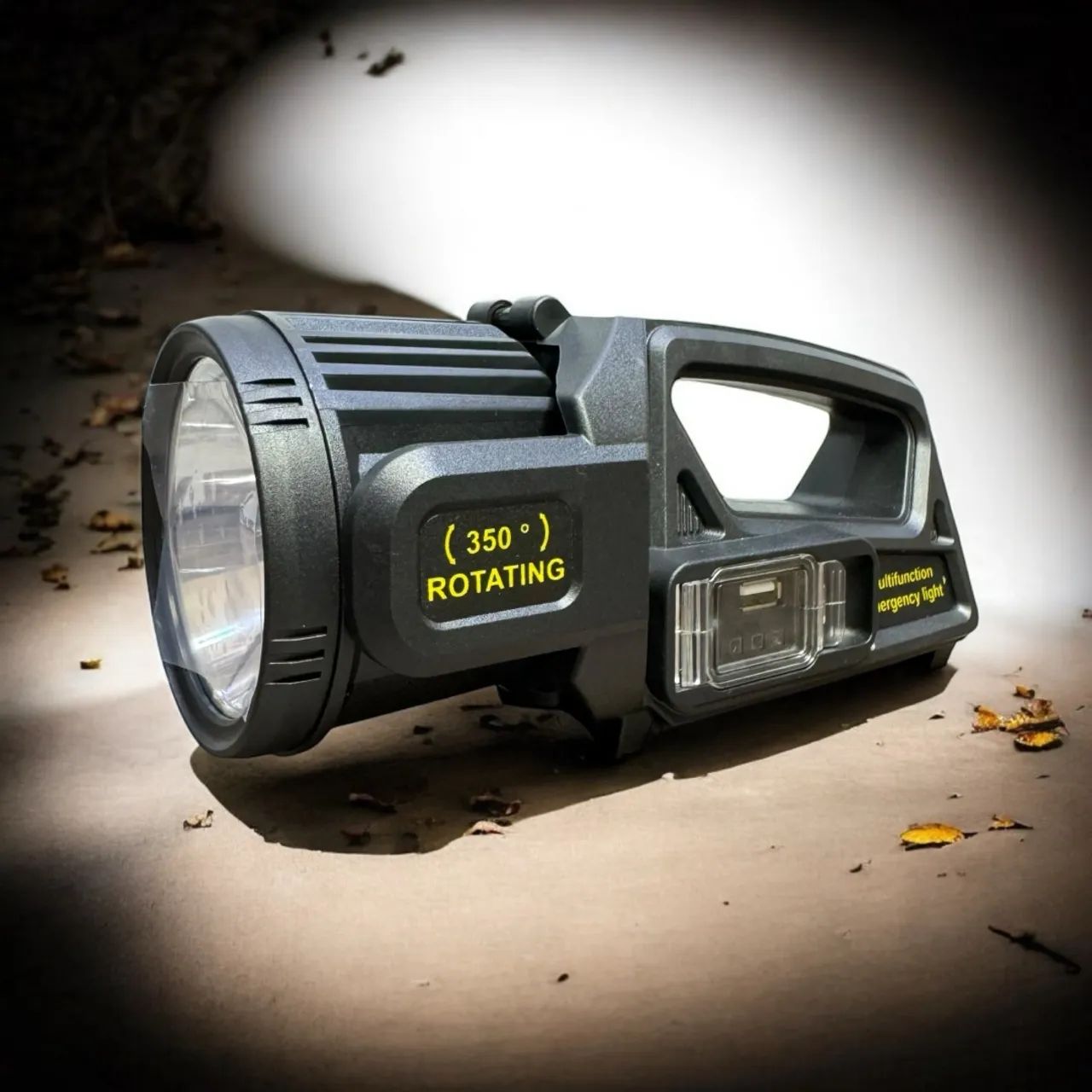 Lanterna de LED 350° -  Iluminação potente e multifuncional