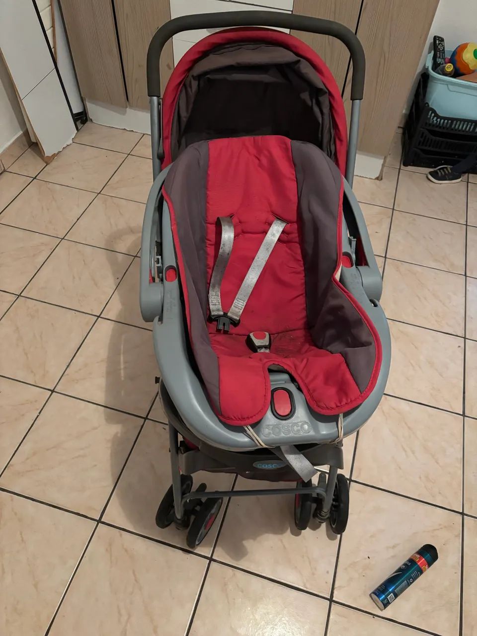 Carrinho cosco e bebê conforto cosco - Foto 5