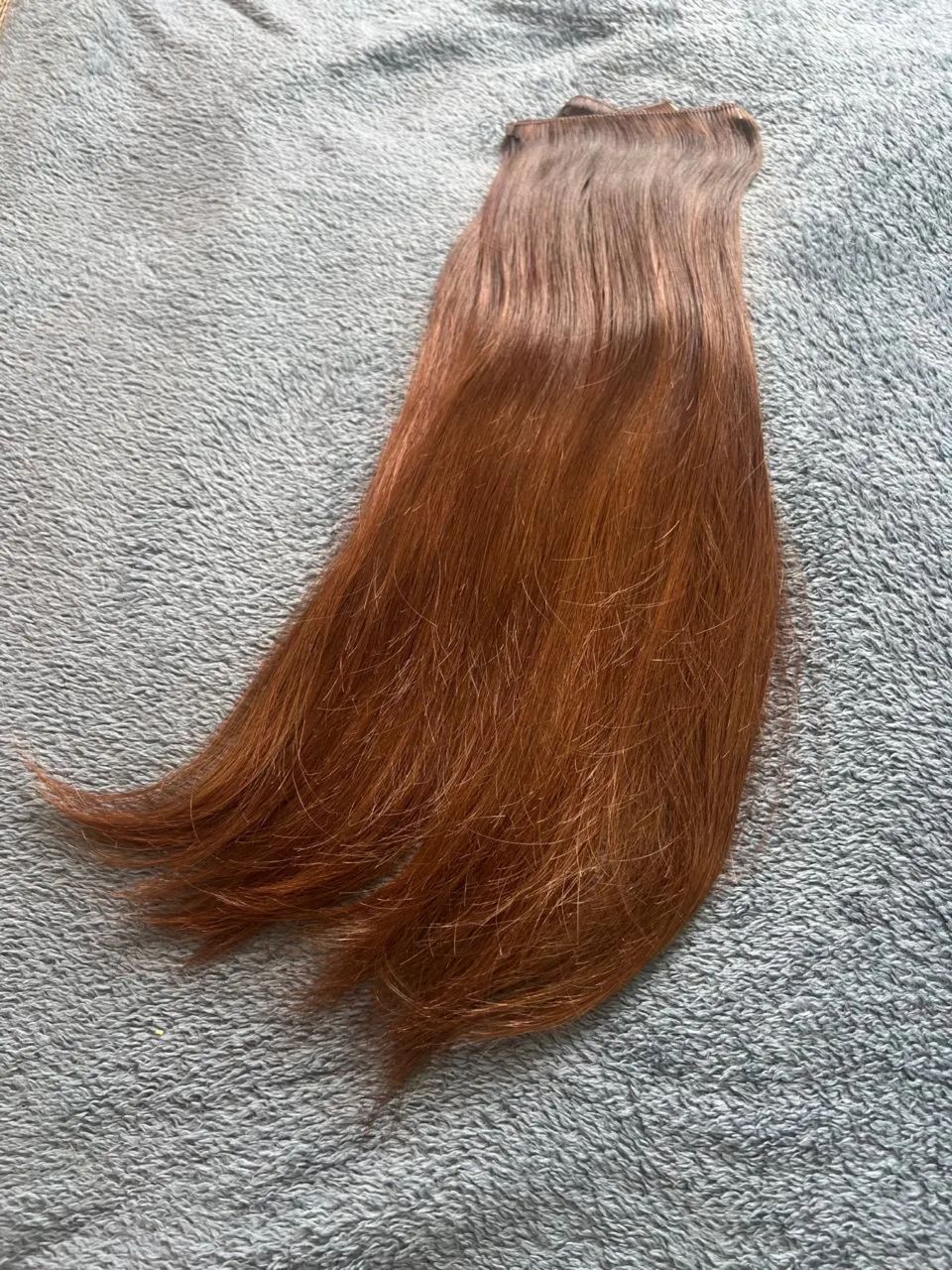 Cabelo humano natural 50 cm na tela  - Foto 3
