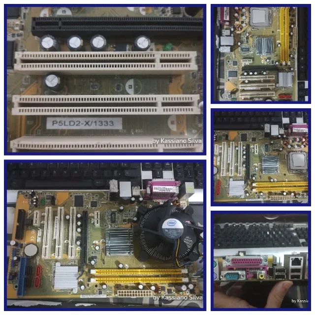 kit antigo 775/off Asus P5/pentium E5xxx dualcore/cooler/pasta
