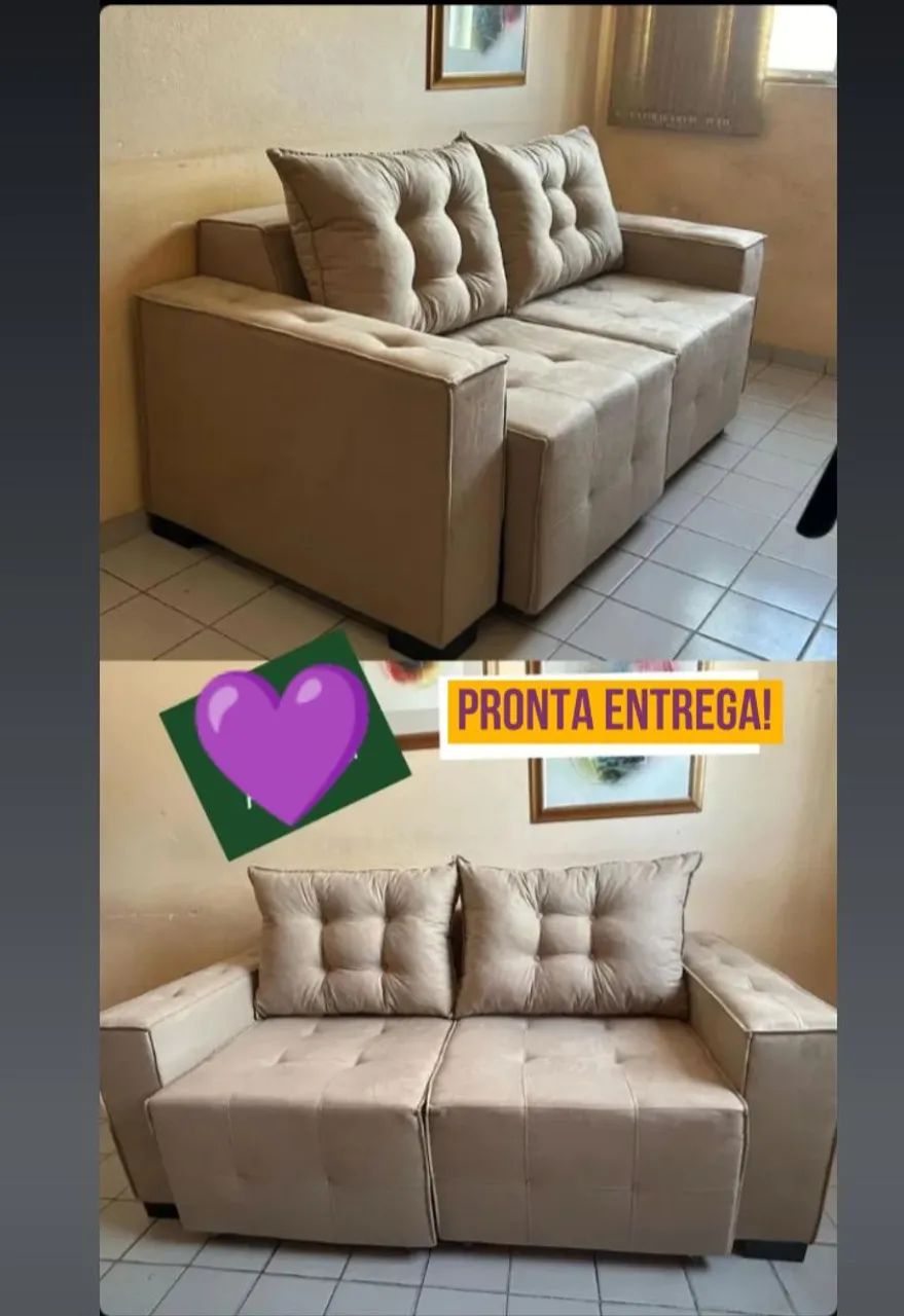 Compre e Receba no Mesmo dia!!Sofá Retrátil com Frete Grátis!!