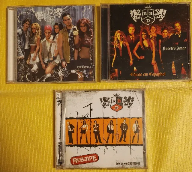 Rebeldes (RBD) lote 3 cds