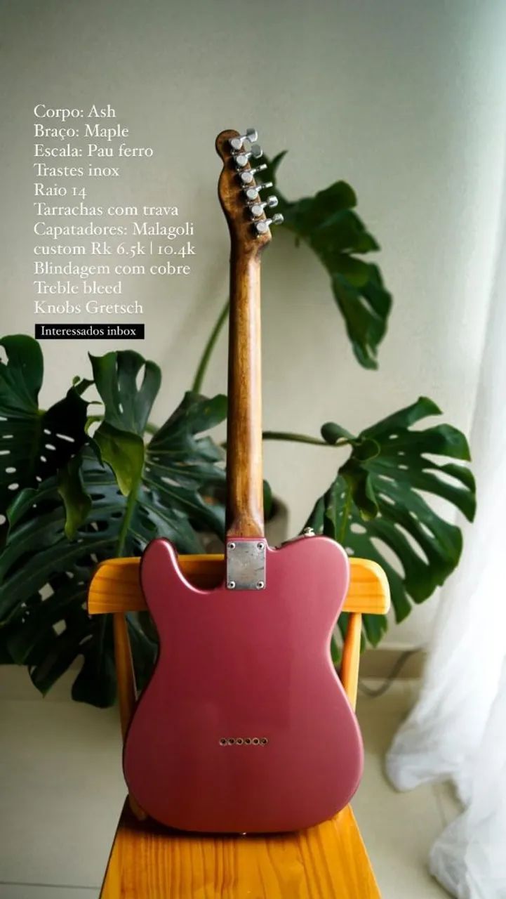 GUITARRA TELECASTER CUSTOM LUTHIER  - Foto 2