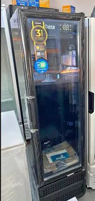 Cervejeira slim 230 litros full black -6 graus (alef)