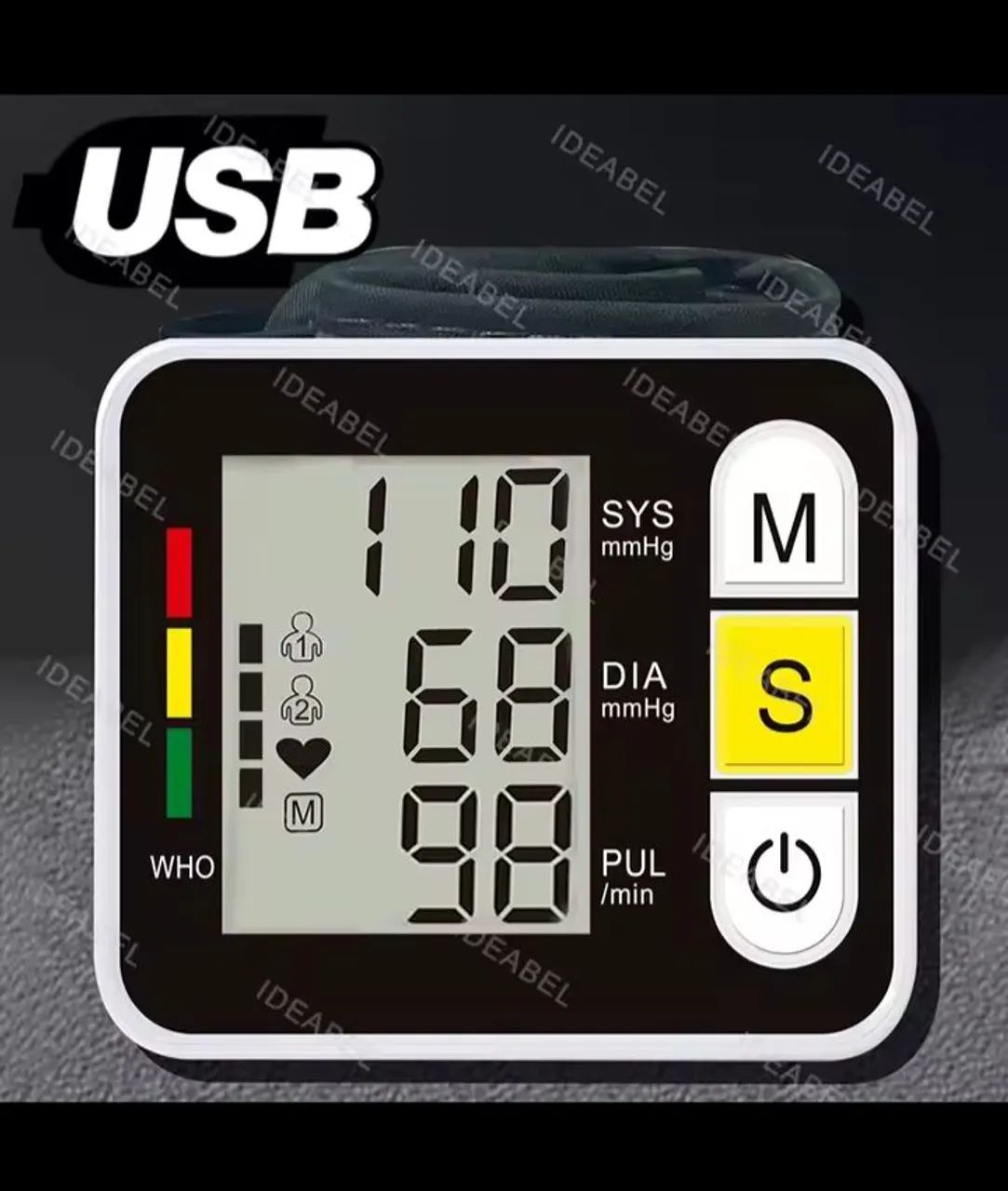 Monitor de pressão arterial de pulso e oxímetro. - Foto 3