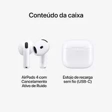 Apple AirPods 4 Anc, Novo Original Lacrado - Fones de Ouvido