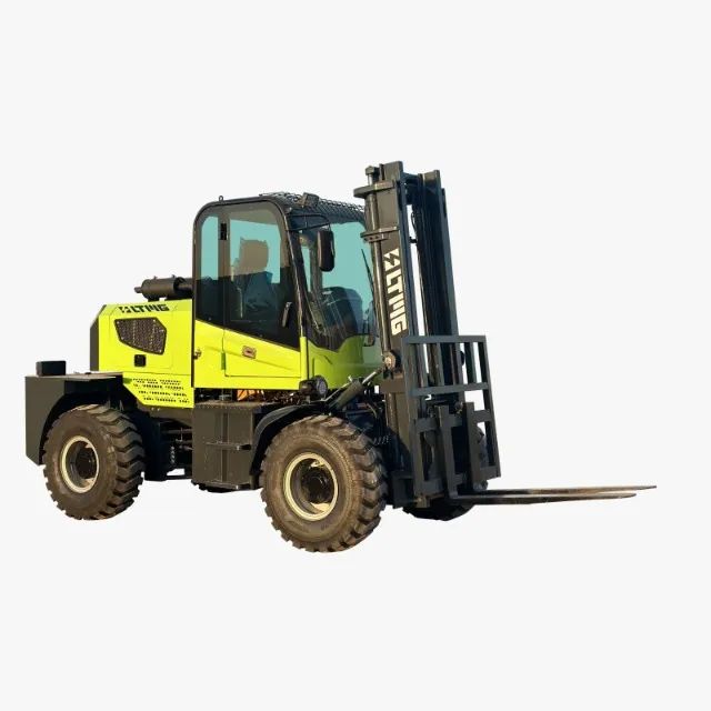 Empilhadeira NOVA 4x4 turbo diesel 3,5T articulada LTMG. - Foto 4