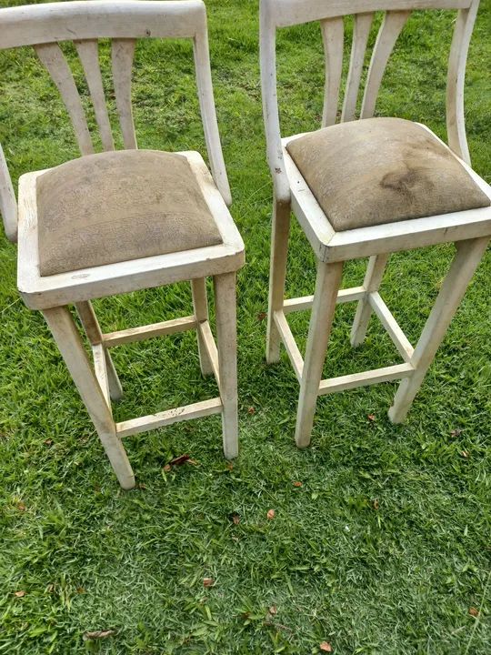 Par de Banquetas Vintage - Foto 4