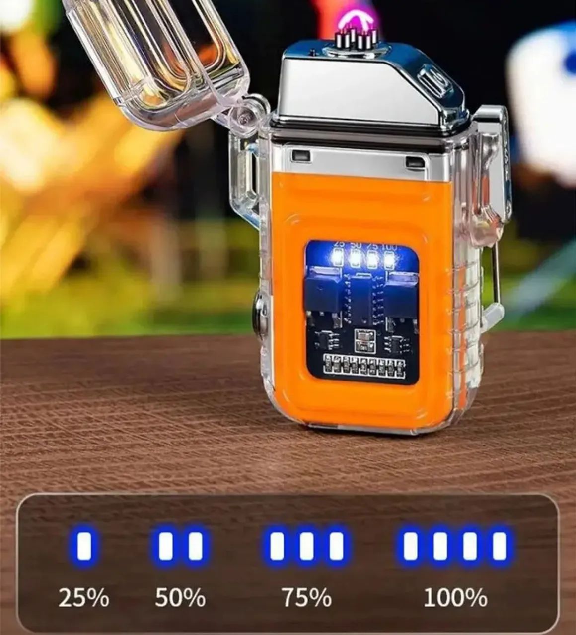 ISQUEIRO ELETRICO PLASMA RECARREG.<br><br>REF: KA - Foto 5