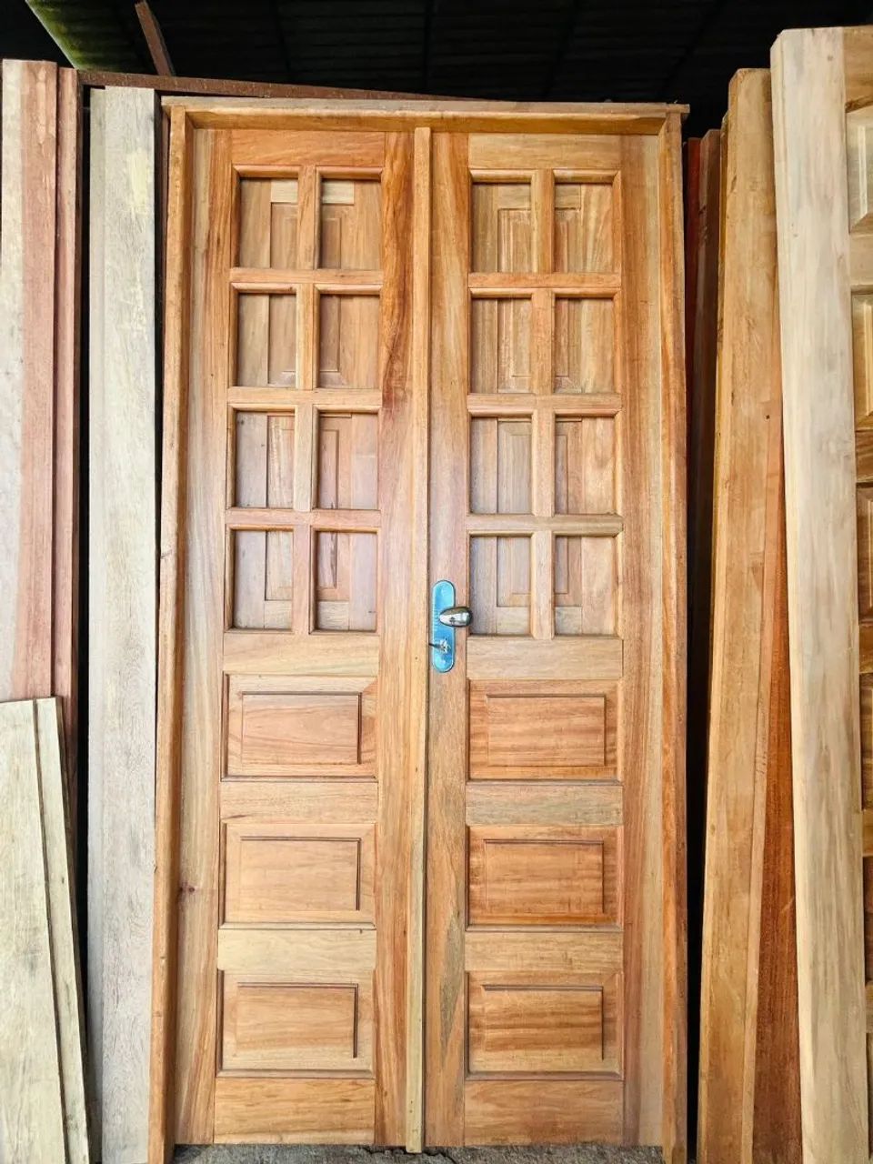 Solid Wood Door with Modern Design - New65060154291331122