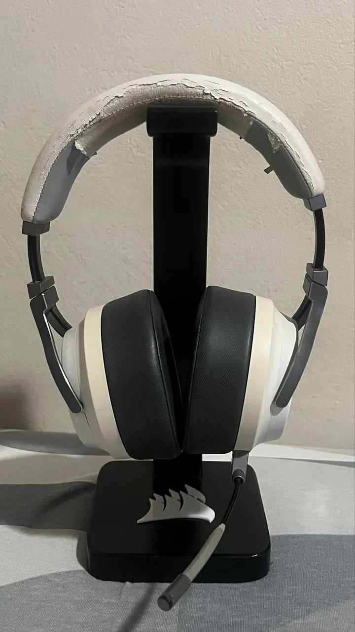 Headset corsair virtuoso / branco  - Foto 2
