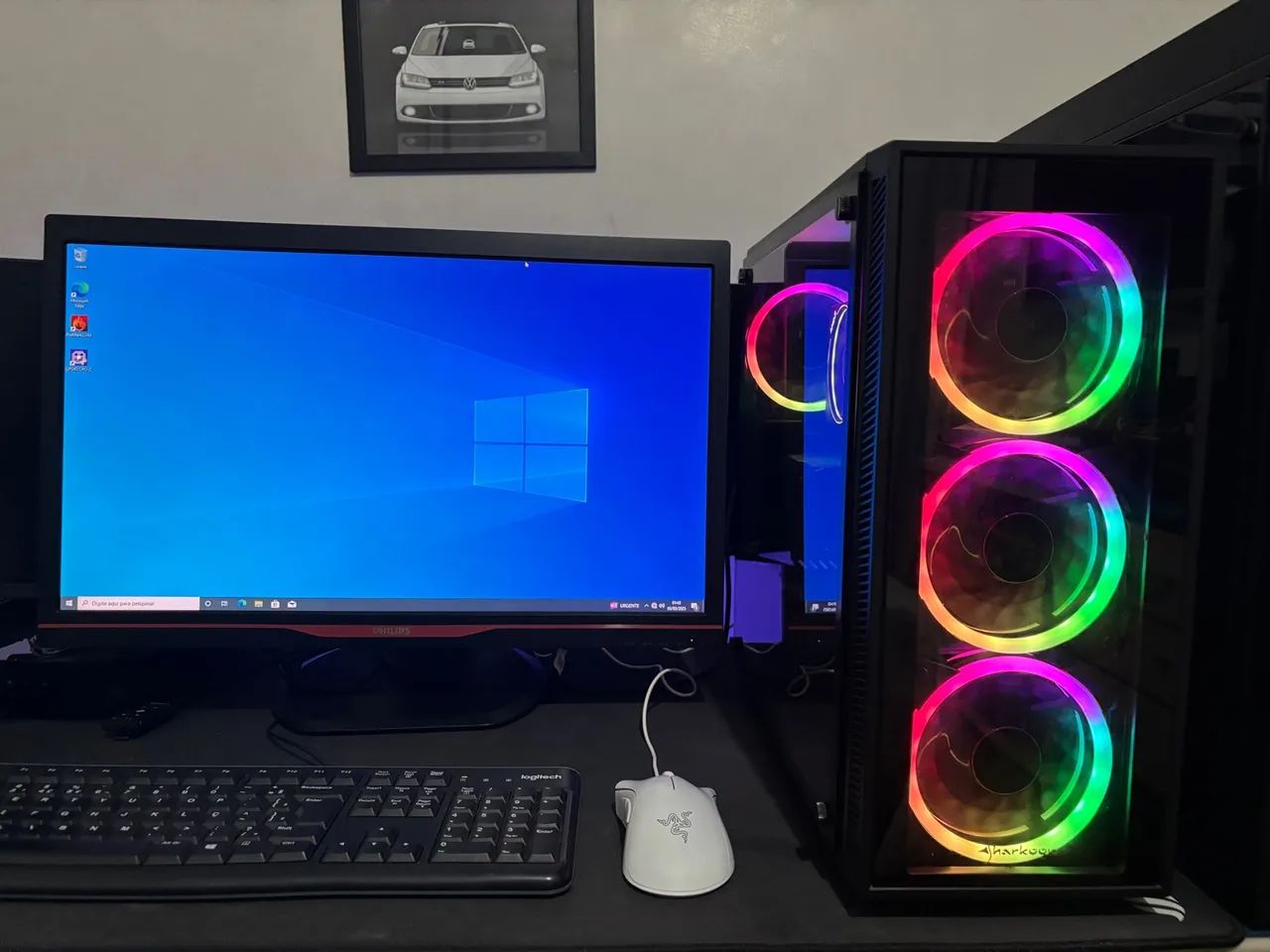 PC GAMER Completo Ryzen 7 3700X / GTX 1660 6GB / 16 GB DDR4 / SSD M2 250GB / Monitor 144hz