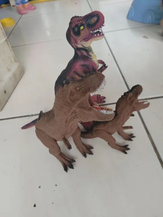 Dinossauros de Brinquedo - 3 Peças