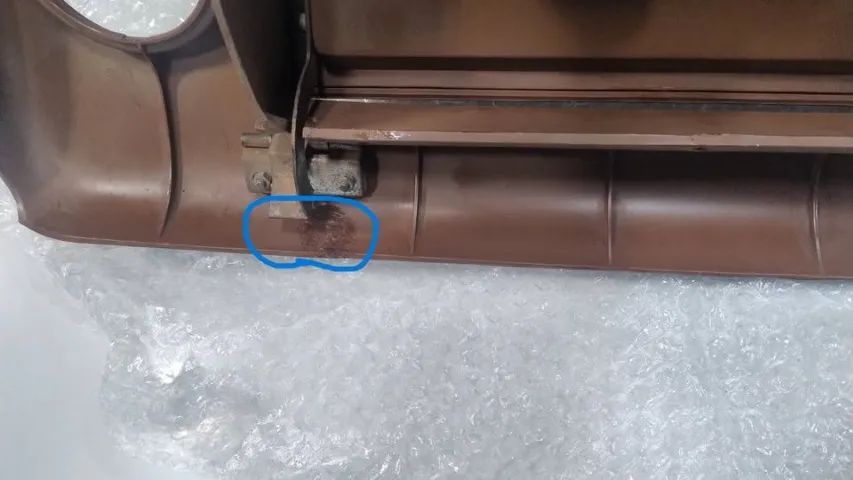 Tampa Porta Luvas Moldura Opala 75/80 Original Gm Marrom - Foto 3