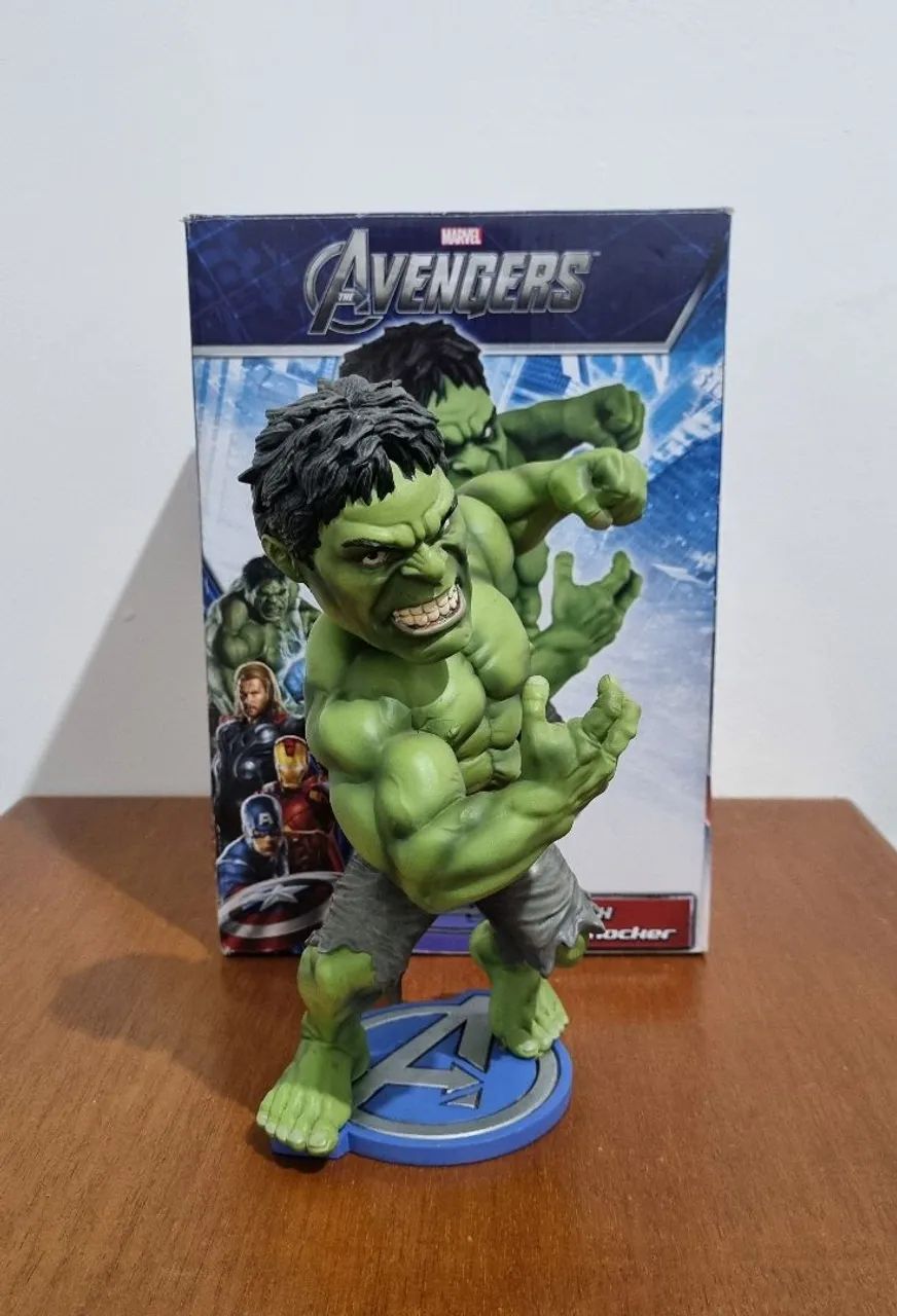 Action Figure Hulk Vingadores head knocker NECA