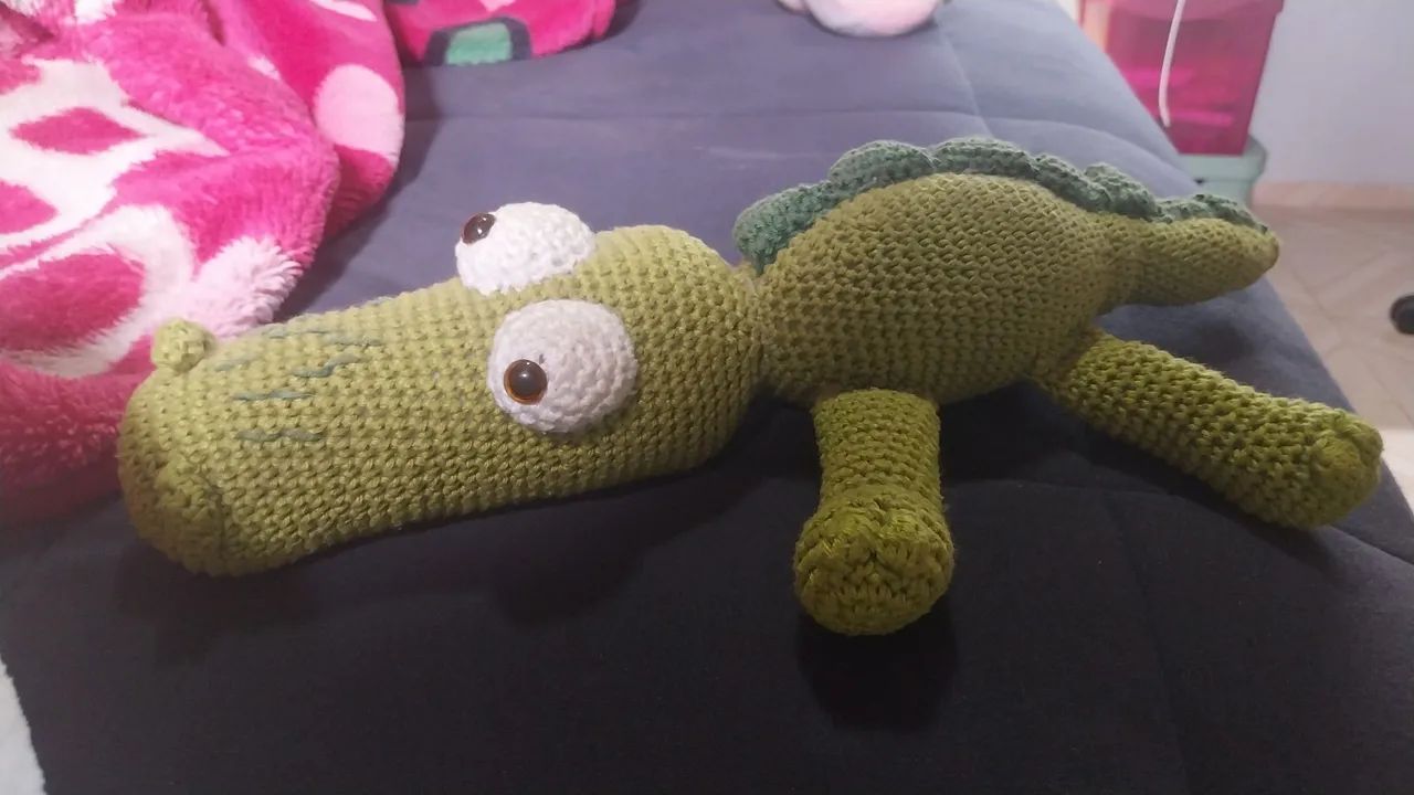 Crocodilo de Pelúcia - Brinquedo para Crianças