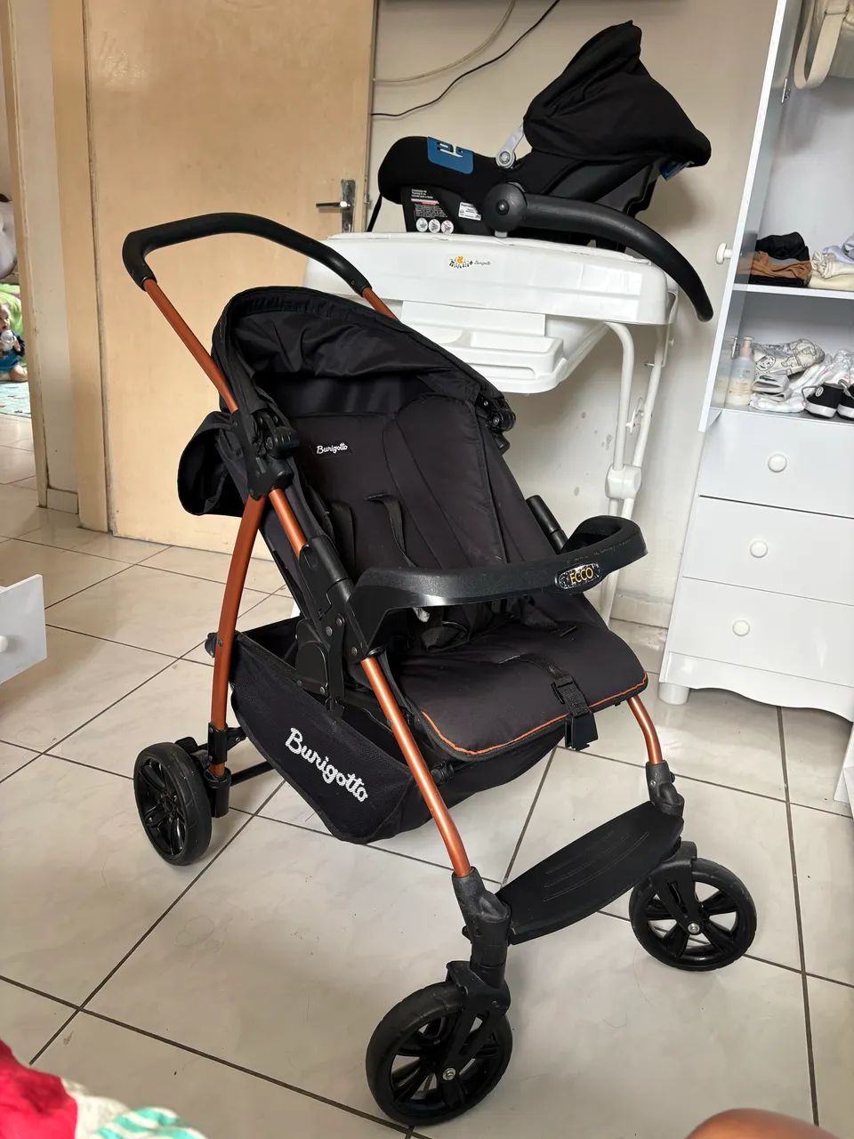 Carrinho de bebê burigotto novo! 