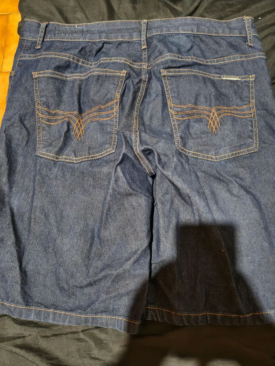 Bermuda jeans azul Cavalera tamanho 40. - Foto 3