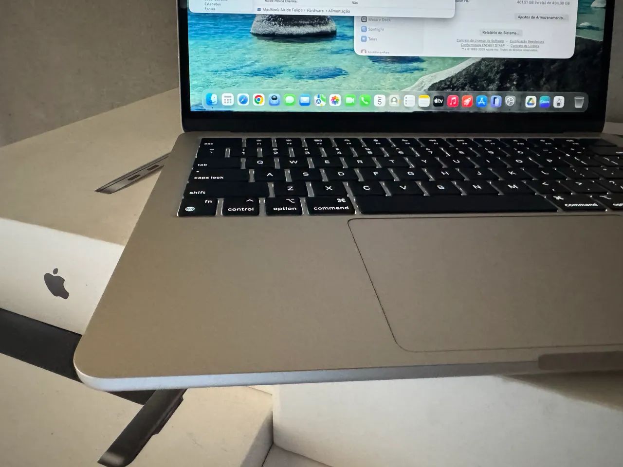 MacBook Air 2024 m3 16gbs de ram, Ssd 512 bateria nova - Foto 2