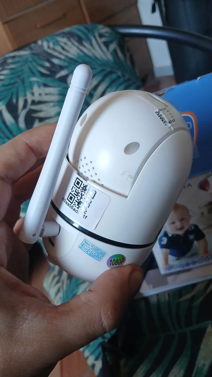 2 cameras de seguranca wifi HD com audio - Foto 2