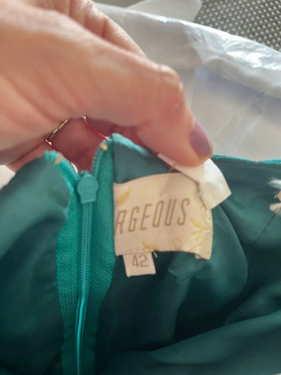 Vestido Longo baile Verde Esmeralda  Gorgeous TAM  - Foto 5
