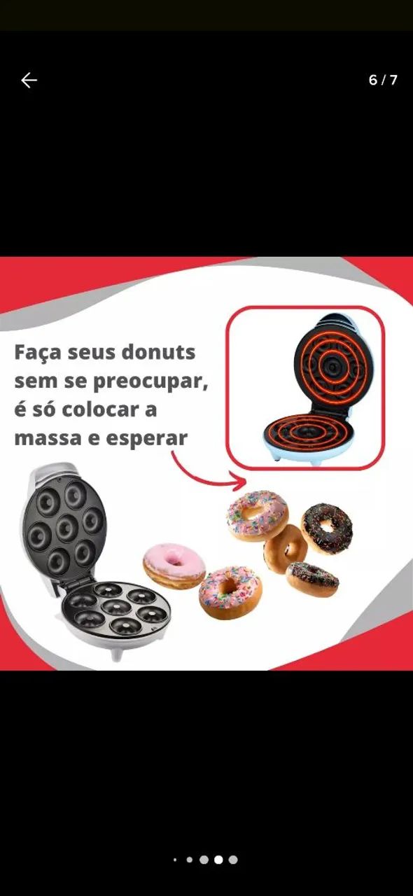 Máquina de Donuts - 7 Ovos - Nova - Foto 3