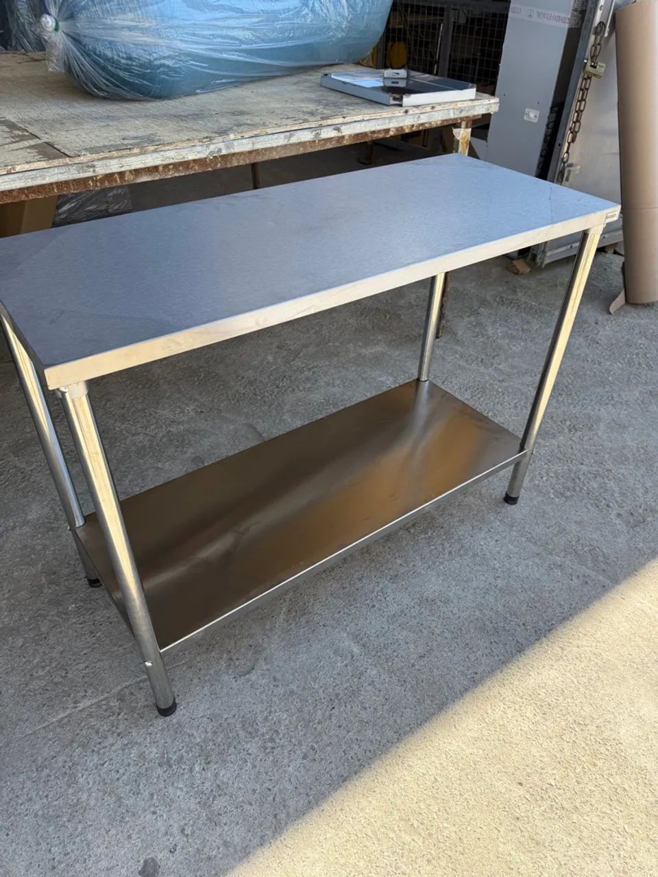 Mesa de Inox com Prateleira - Foto 4