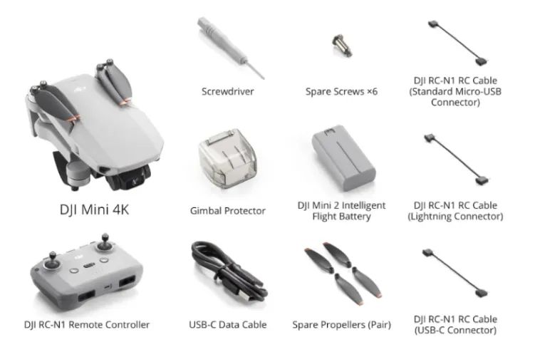 Lacrado - Drone DJI Mini 4K - Standard - Foto 3