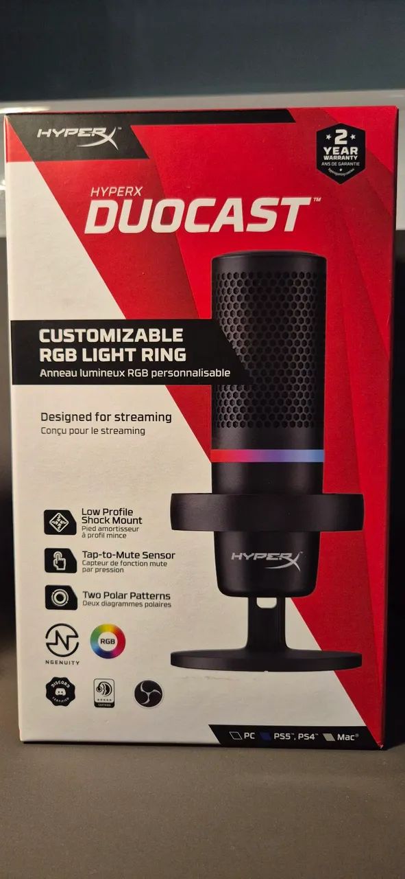 Microfone Hyperx Duocast64407621573123121