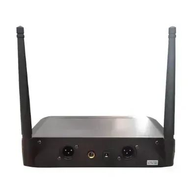Microfone Profissional Sem Fio Duplo Uhf Lexsen Lm502 648 Hz Cor Preto - Foto 5
